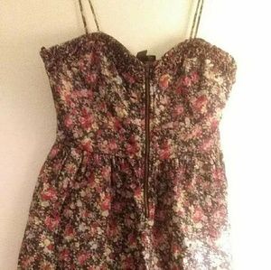 Forever 21 Flower Short Dress